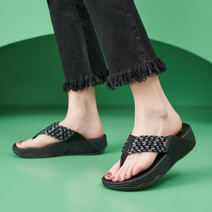 Dame Komfortable Flip-Flops med ergonomisk sål Stilla
