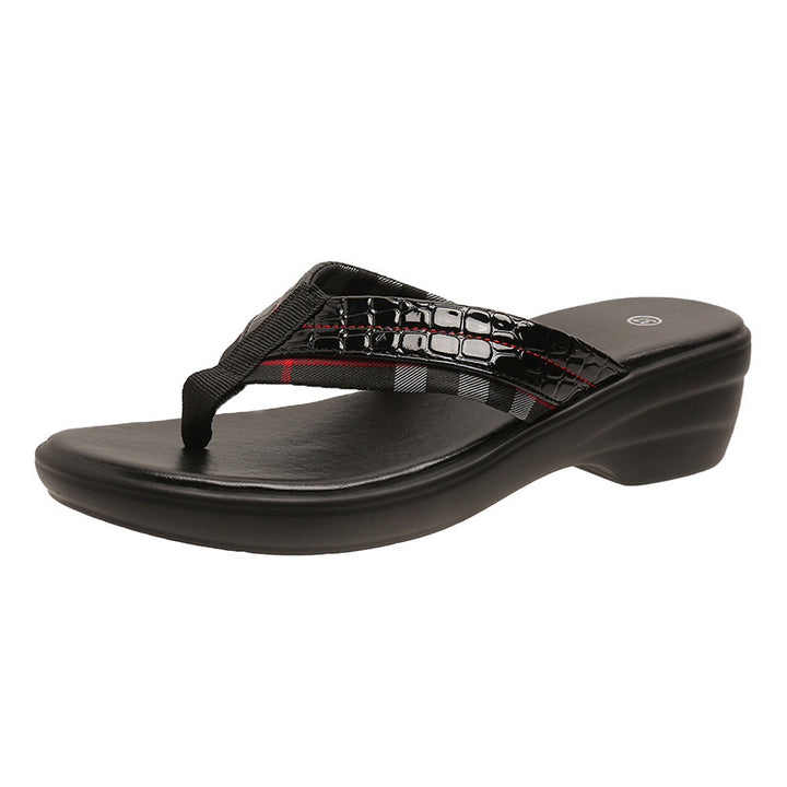 Dame fashionable flip-flops Stilla