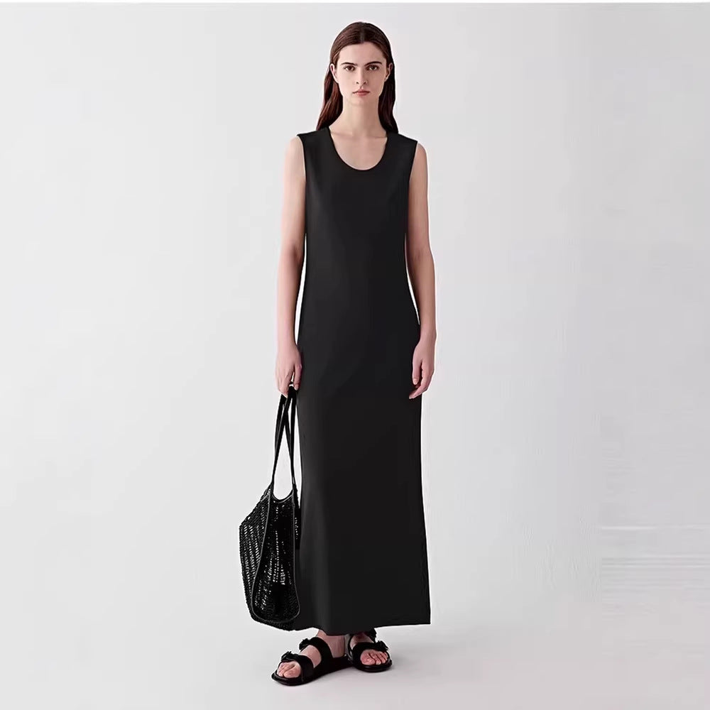 Dame Elegant Ærmeløs Maxi Kjole Stilla