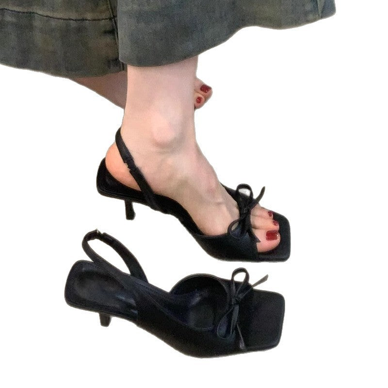 Dame Floral Bindesandaler med Slingback Stilla