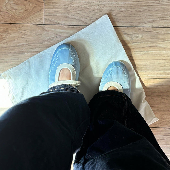 Dame Elegant Velcro Mary Jane Sko Stilla