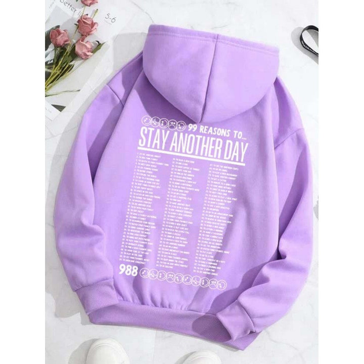 Kvinders hoodie med originalt design og inspirerende budskab Skovae