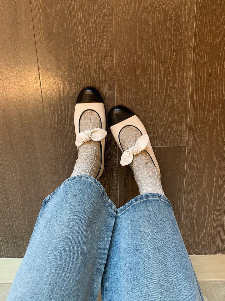 Kvinder Slip-On Ballerinaer med Sløjfedetalje Stilla