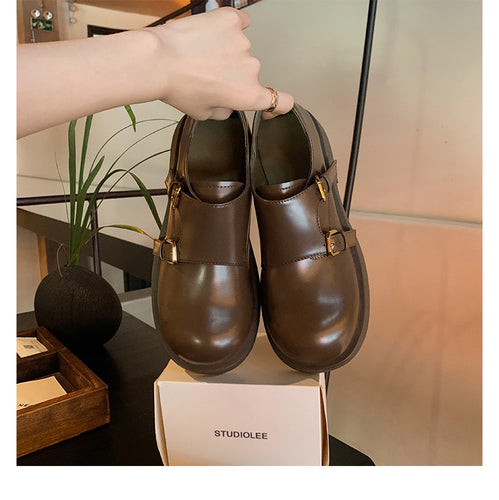 Dame Bequeme Clogs med elegant spænde og butterblødt læder Stilla