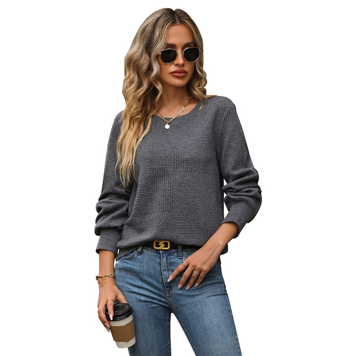 Dame moderat Sweatpullover med struktureret design og afslappet pasform Stilla