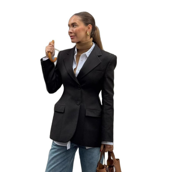 Kvinders mode blazer med oversized snit Stilla