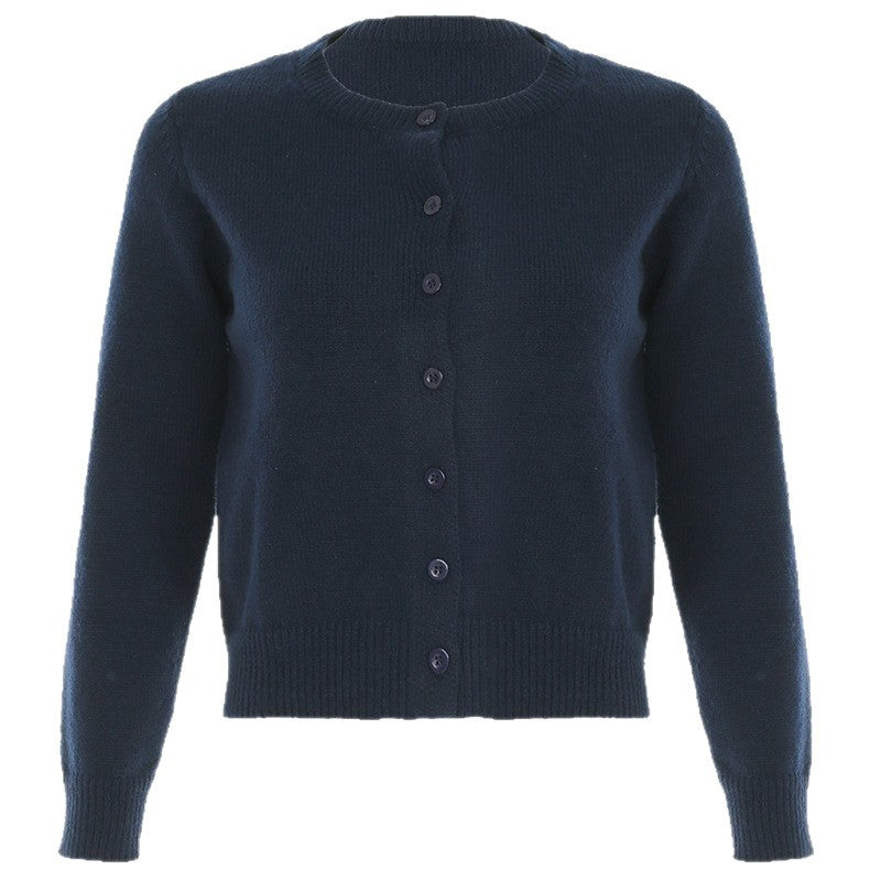 Kvinders cardigan med fin tekstur og elegante knapdetaljer Stilla