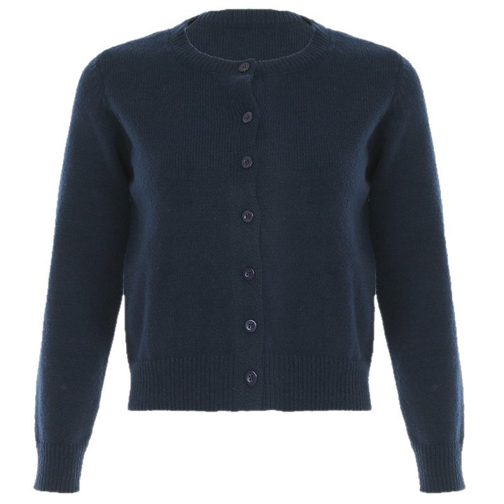 Kvinders cardigan med fin tekstur og elegante knapdetaljer Stilla