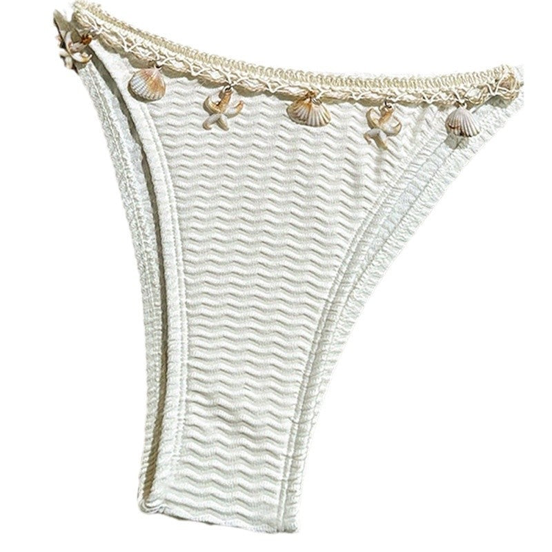 Dame Triangel-Bikini Sæt med florale accenter Skovae