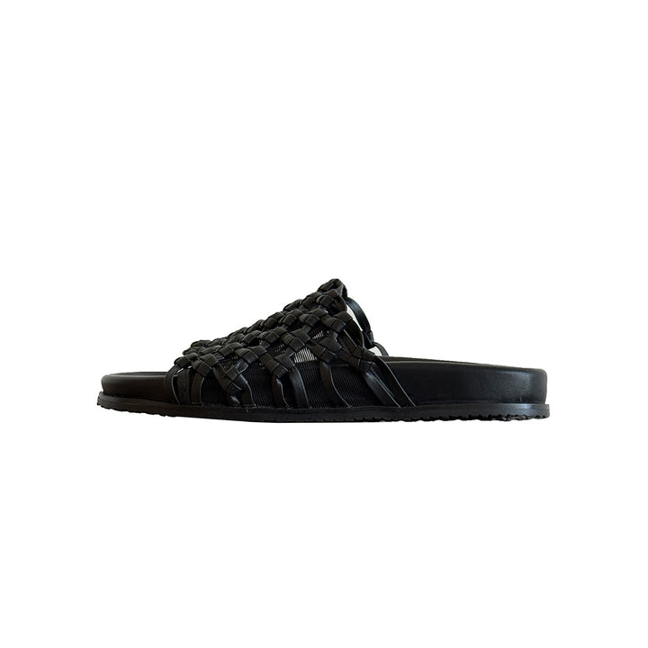 Femme Woven Slide Sandaler med elegant krydsrem-design Stilla