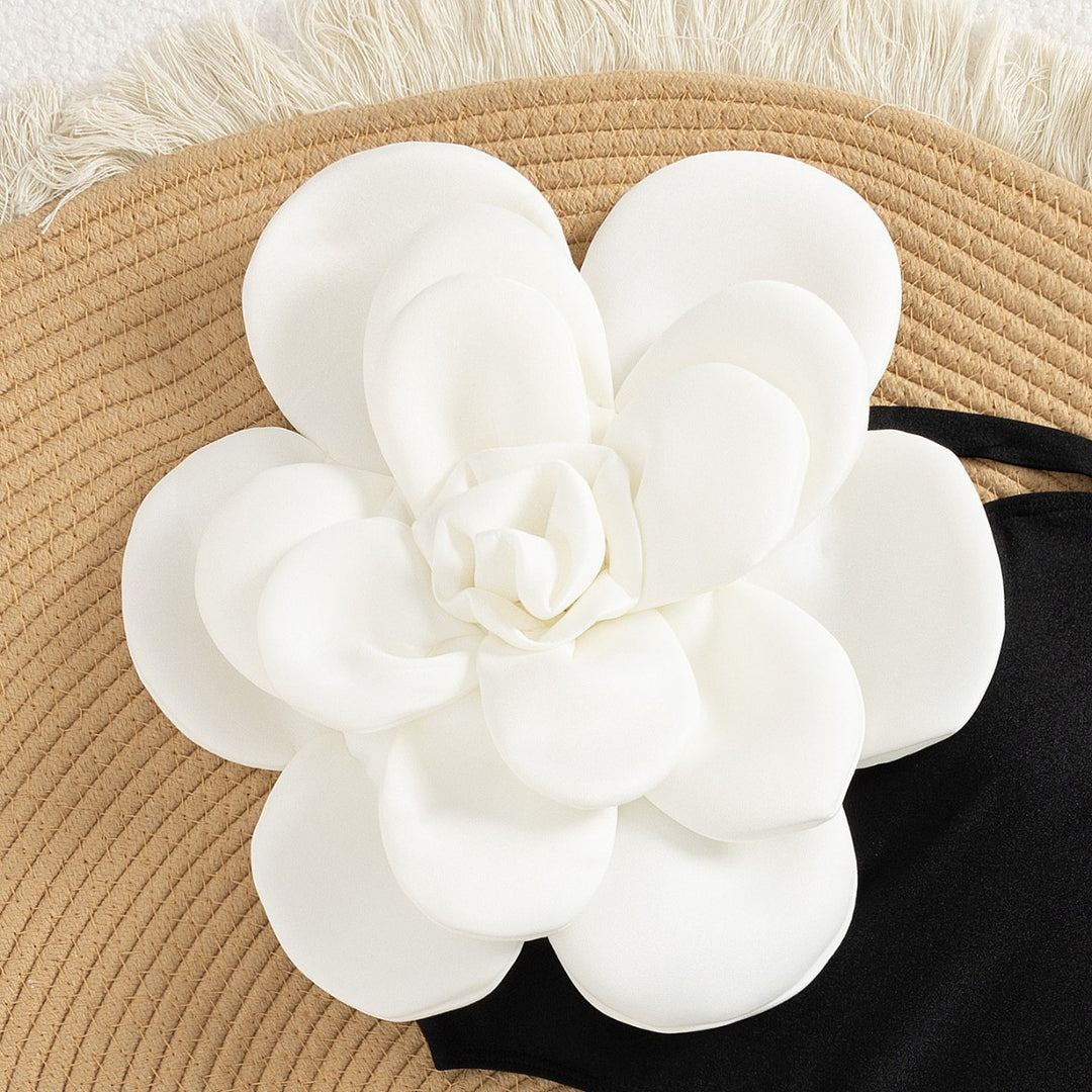 Dame én-delt badedragt med kreativt cut-out og elegant design Stilla