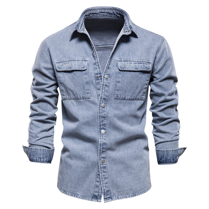 Herrer Denim-Skjorte Stilla