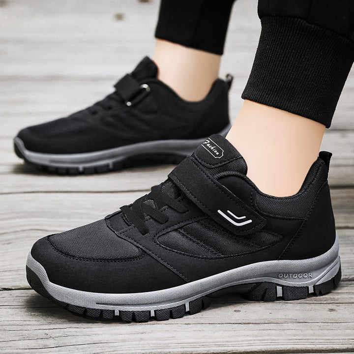 Herre outdoor sneakers med skridsikker sål og justerbar velcro Stilla