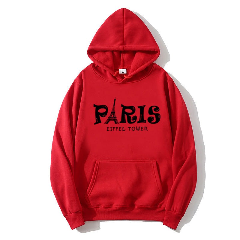 Kvindernes Hoodie med Kreativ Paris Design Skovae