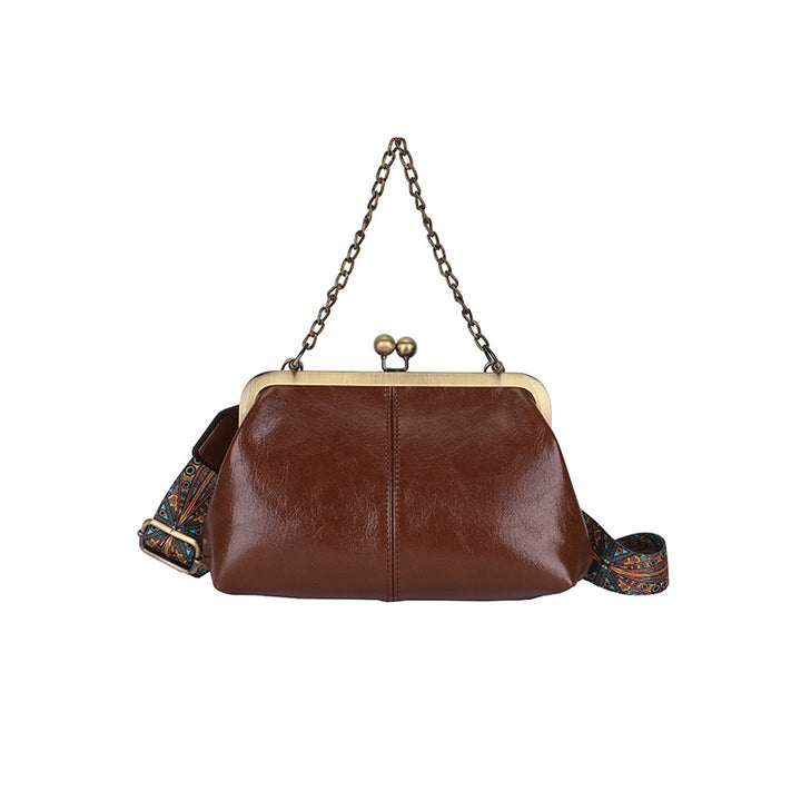 Femme Vintage-inspirerede Kiss Lock Clutch-taske Stilla