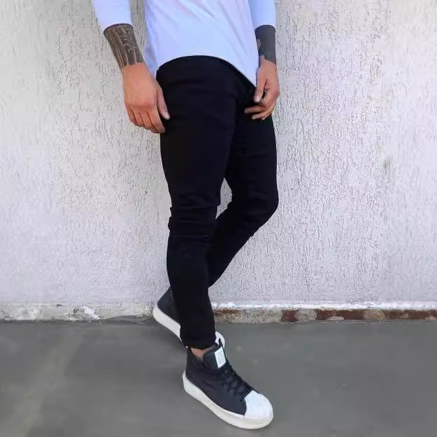 Herrer Slim Fit Jeans med komfortabelt strækmateriale og trendy design Stilla