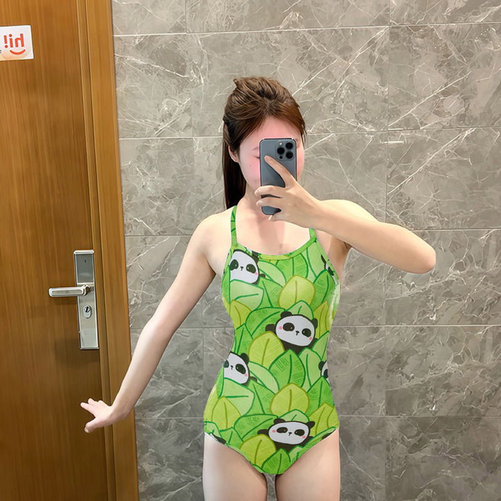 Dame Én-delt Badedragt med legesyg Panda-design Stilla