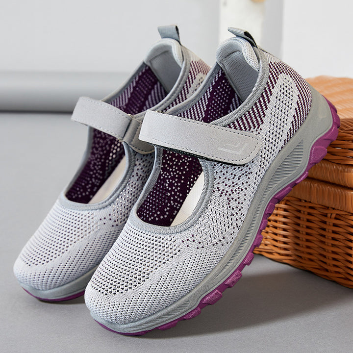 Dame sporty sandaler med justerbar velcro og åndbart overmateriale Stilla