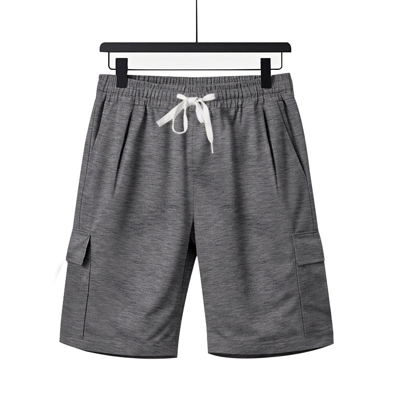Herrer mode Cargo-shorts med elastisk talje og praktiske sidelommer Stilla