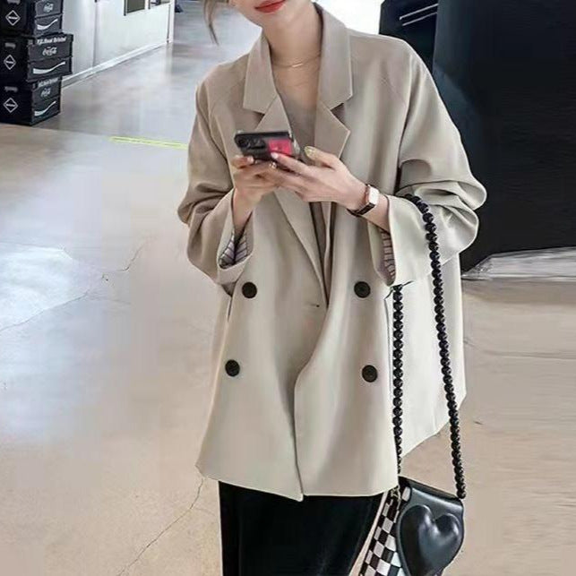 Kvinders fashionable oversized blazer med strukturerede detaljer Stilla