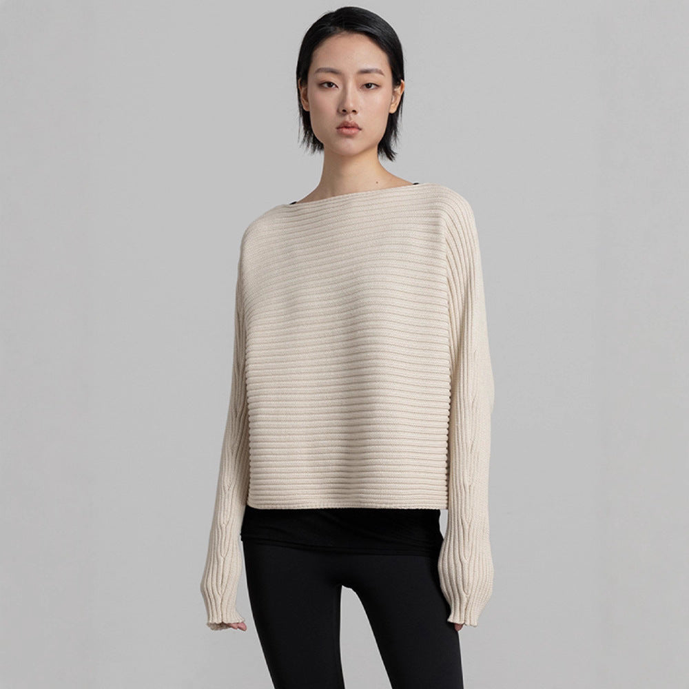 Kvindernes hyggelige og stilfulde strikket sweater Stilla