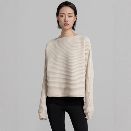 Kvindernes hyggelige og stilfulde strikket sweater Stilla