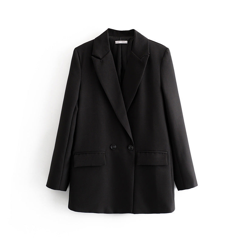Femme Figursyet Dobbeltknap Blazer Stilla 1750151183
