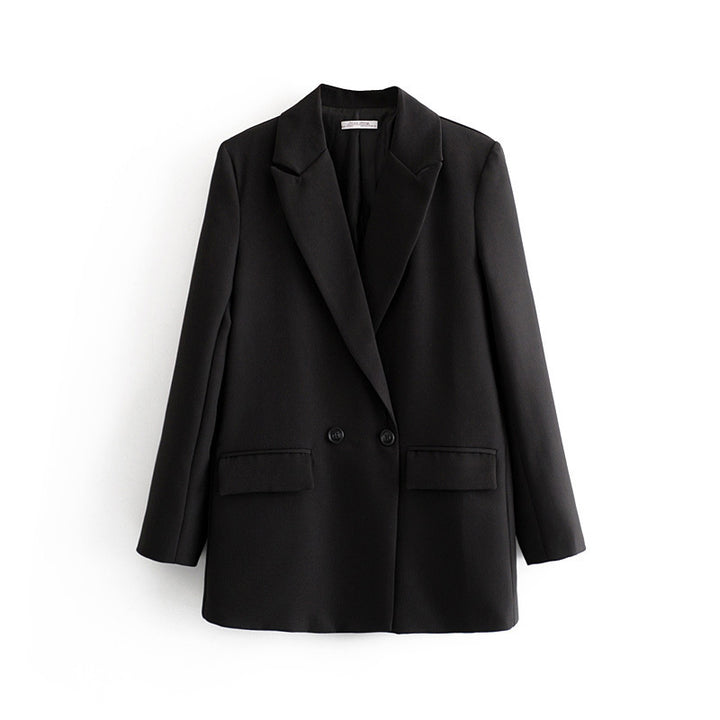 Femme Figursyet Dobbeltknap Blazer Stilla 1750151183