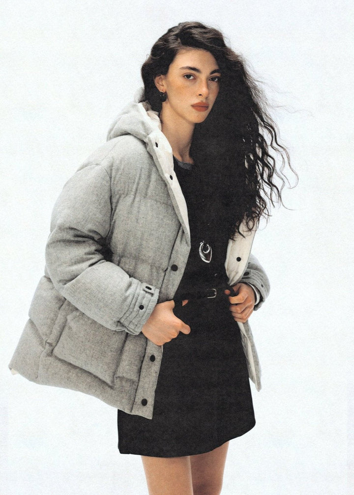 Stilla | Havne Oversized Pufferjakke