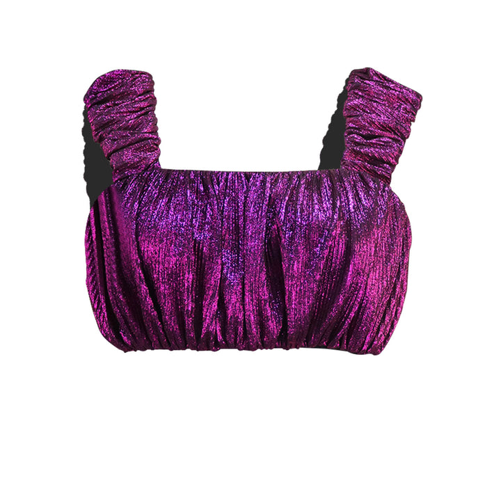 Damer Glitrende Bustier med Flæsedetaljer Skovae