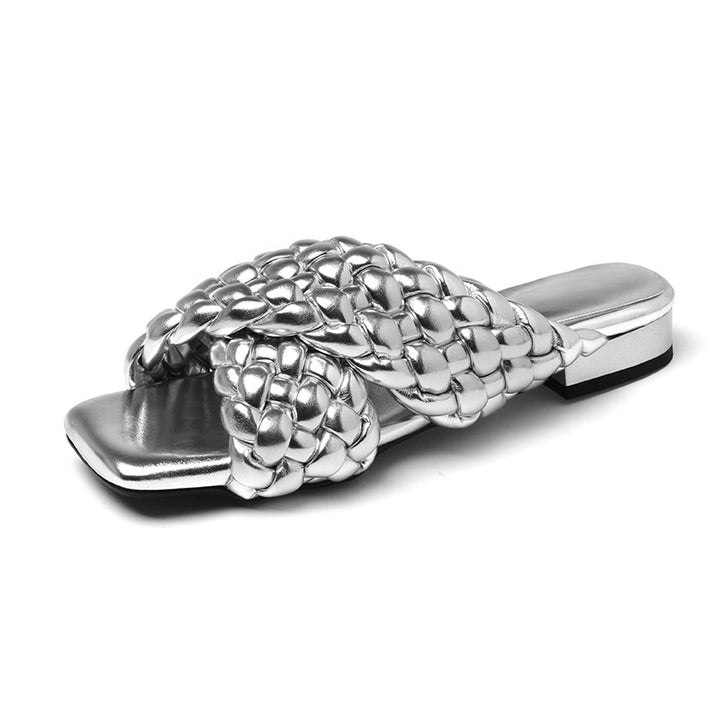 Femme Woven Slide Sandaler  Stilla