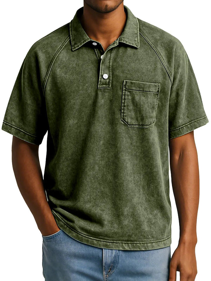 Herrer Fritid Vintage Polo Shirt Stilla
