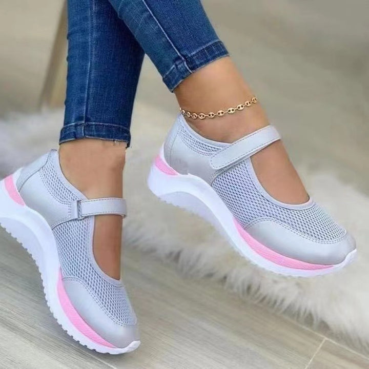 Dame Mode Slip-On Sneakers med åndbart mesh-overmateriale og skridsikker sål Stilla