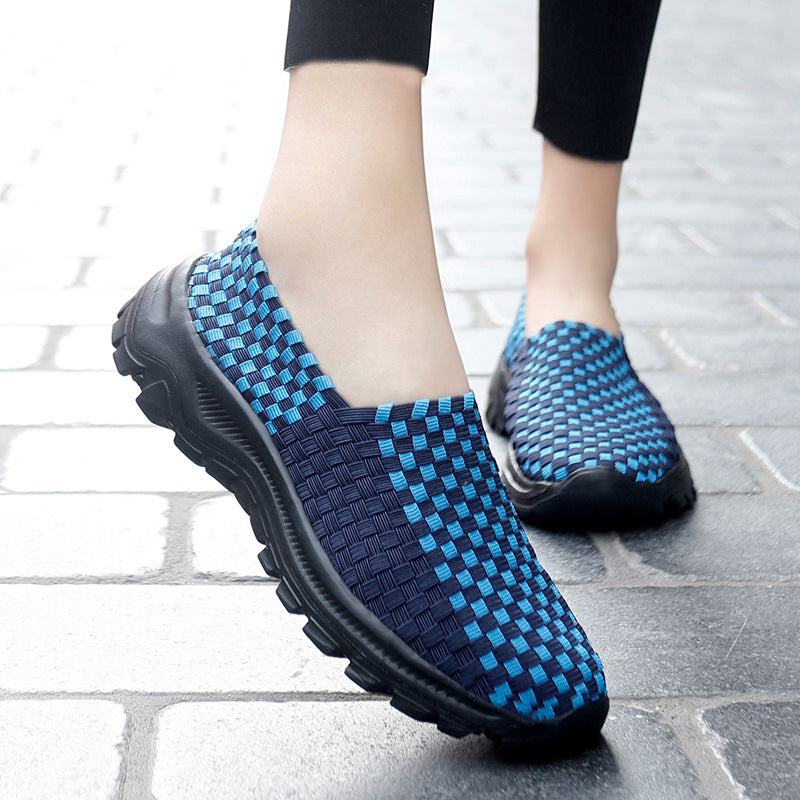 Dame Åndbare Slip-On Sko med Fleksibel Mesh-Overdel Stilla