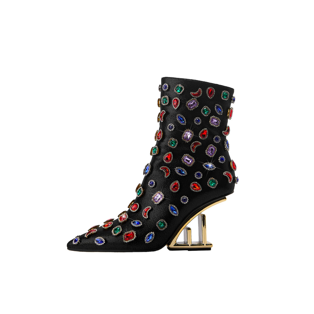Femme Udsmykkede High-Heel Støvler Stilla