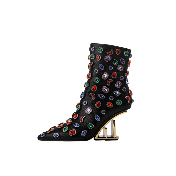 Femme Udsmykkede High-Heel Støvler Stilla