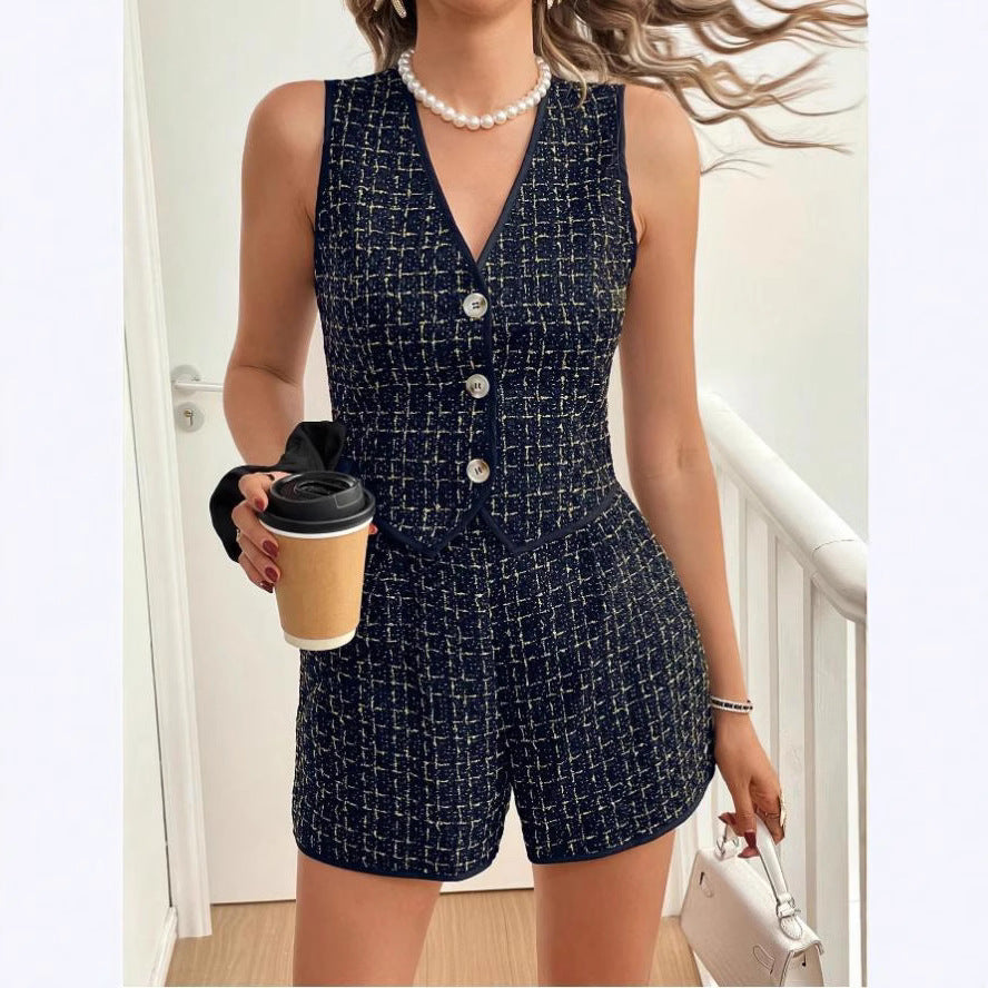 Dameoverall med elegant struktur Stilla