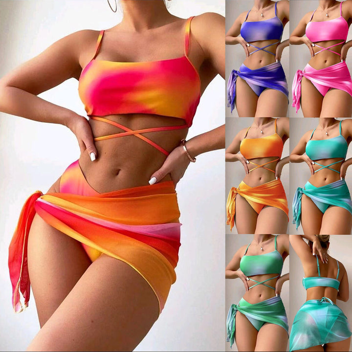 Dame bikini-sæt med elegant indpakningsdetalje og trendy snit Stilla