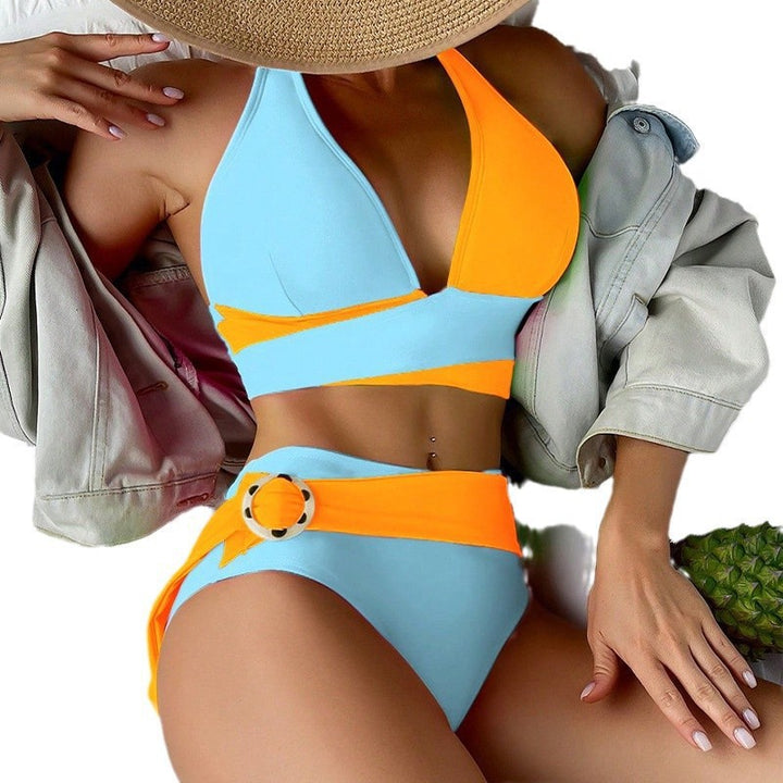 Dame Høj Talje Sporty Bikini Sæt Stilla
