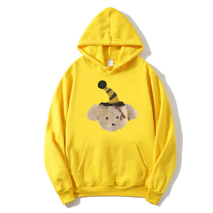 Kvindernes hoodie med legende hundemotiv Skovae