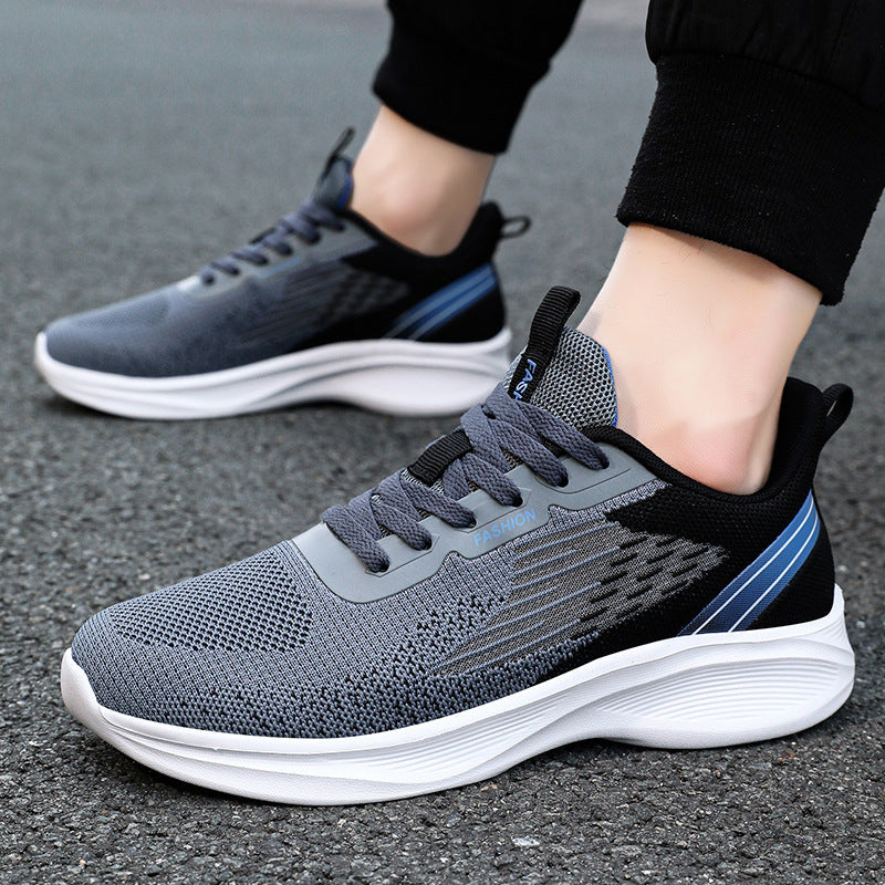 Herrer Åndbare Sport Sneakers med dynamisk Dæmpningsteknologi og skridsikker Ydersål Stilla