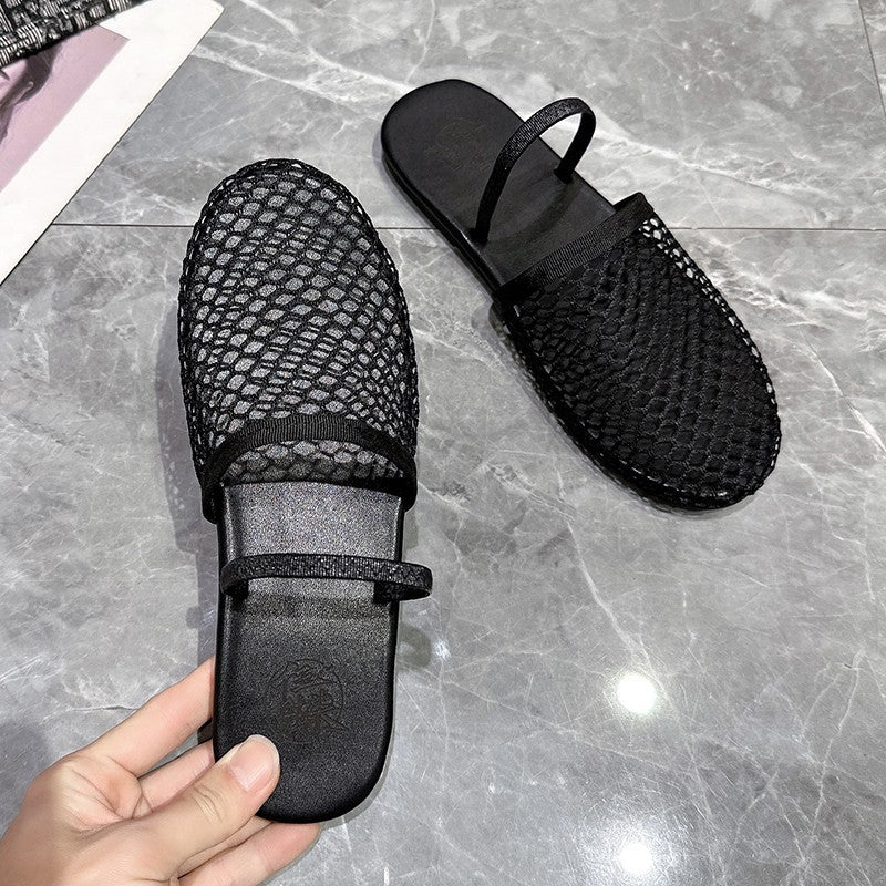 Dame fritidssandaler med åndbart netdesign og fleksible stropper Stilla