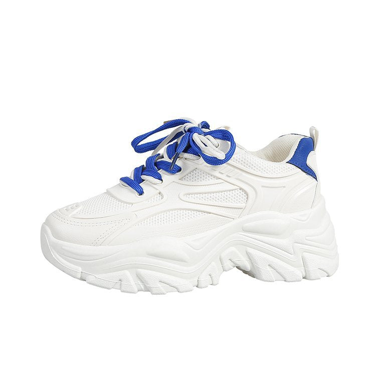 Damer platform-sneakers med åndbart mesh-overmateriale og skridsikker sål Stilla