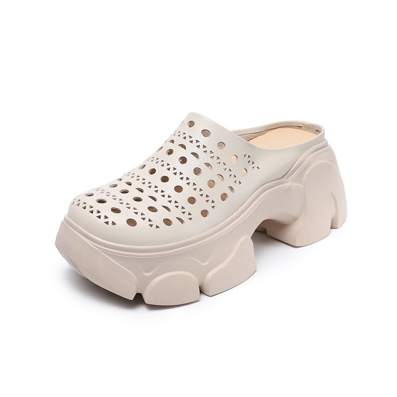 Femme Cut-Out Slip-On Clogs med Chunky-Sål Stilla