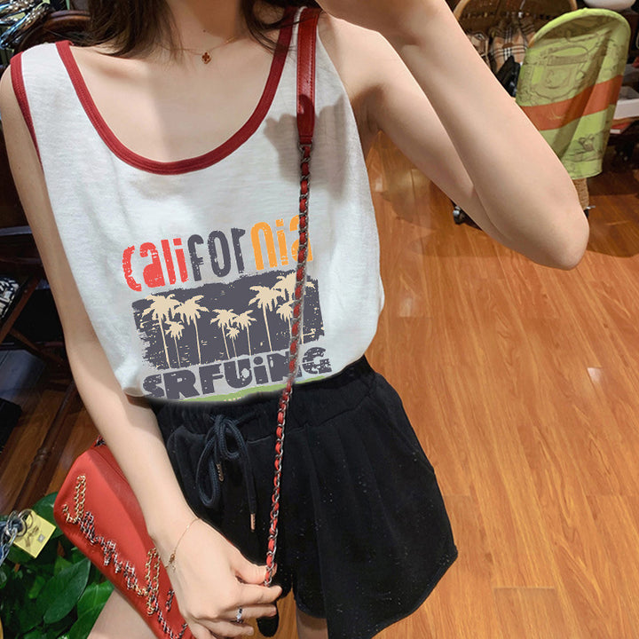 Femme Relaxed Fit Grafik Tanktop Stilla