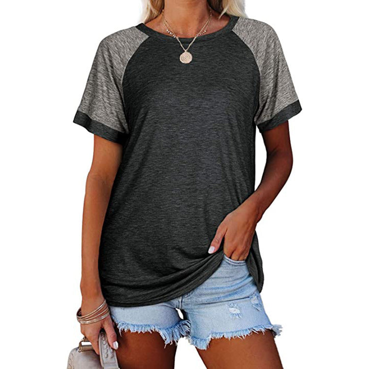Dame Sporty fritids-T-shirt med stilfulde raglanærmer Stilla
