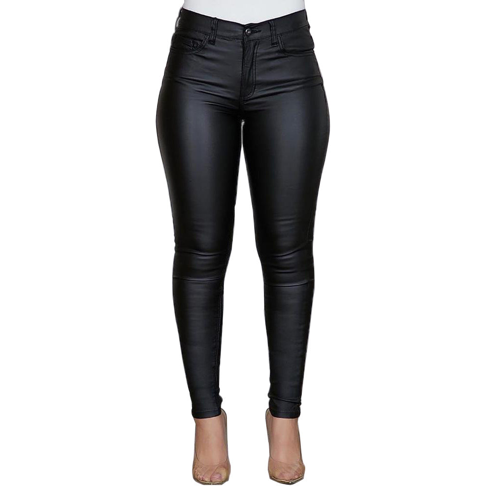 Dame Højformat Skinny Jeans Stilla