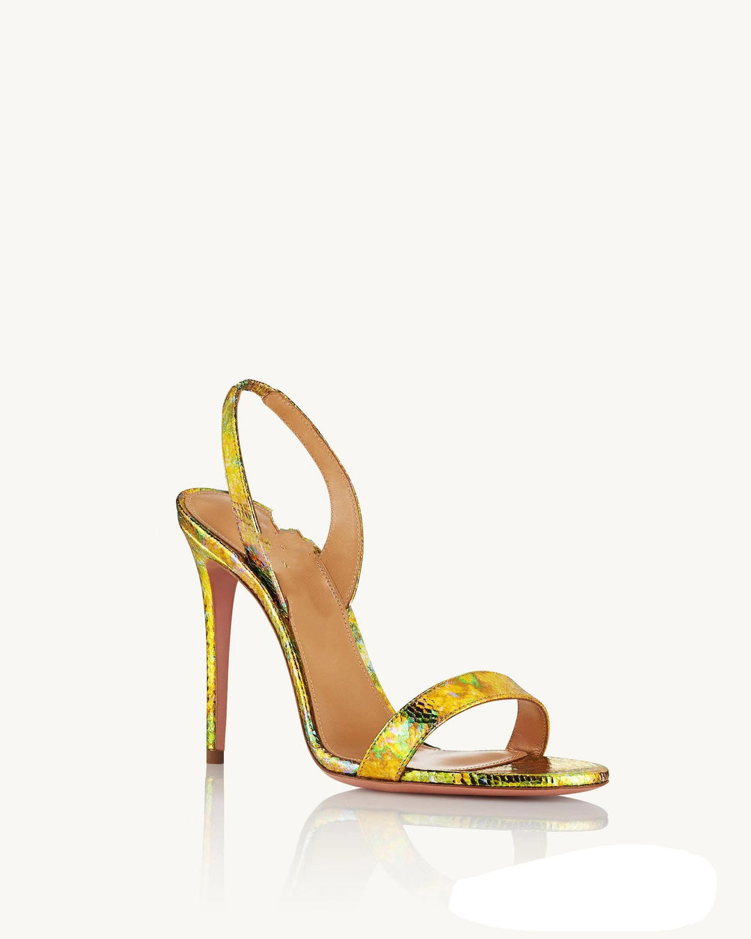 Femme Strappy Højhælede Sandaler med iriserende Remme Stilla