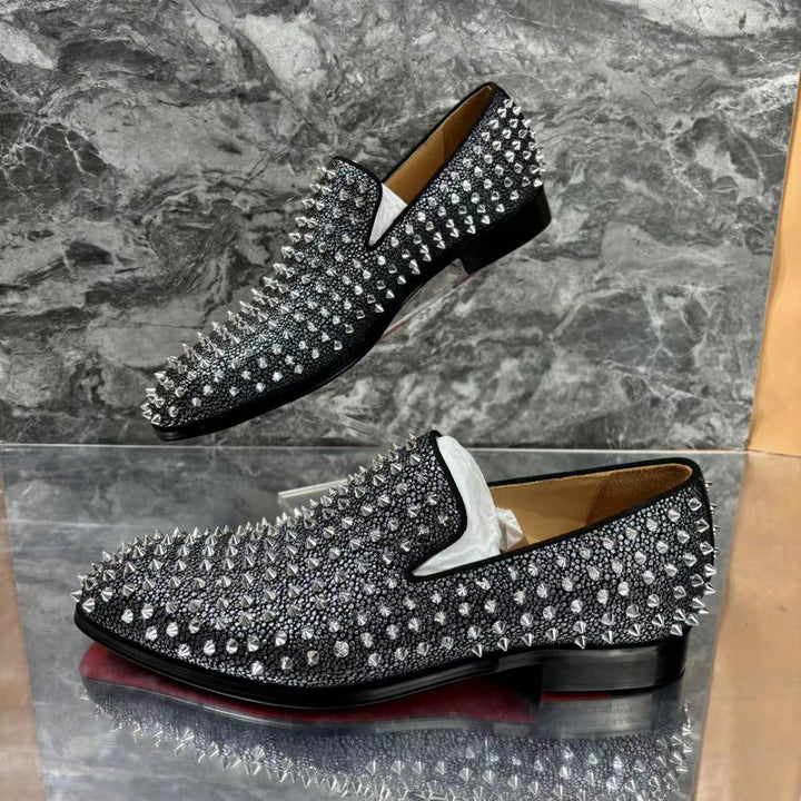 Herrer Luxe Nitter Slip-On Sko Stilla