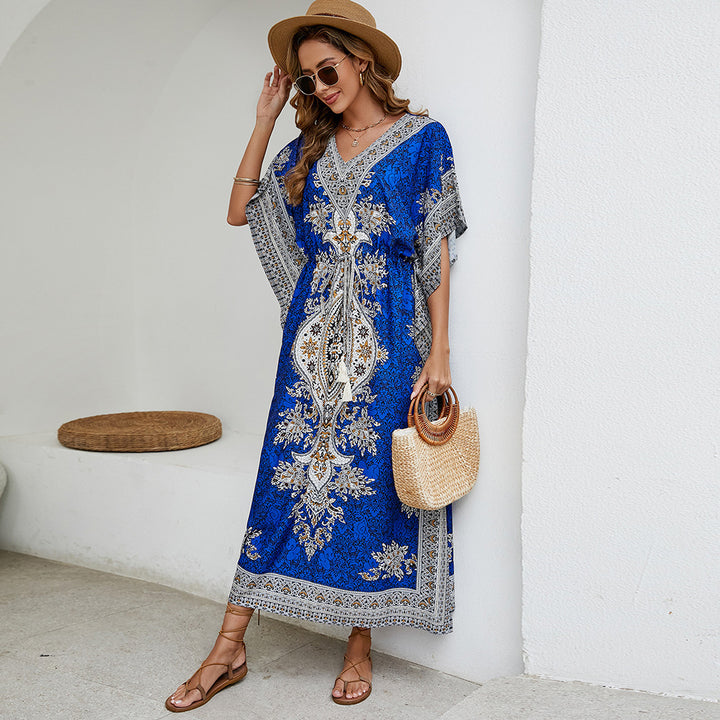 Femme Elegant Boheme Maxi Kaftan Kjole Stilla